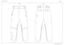 create a fashion sketch and tech pack ready for production